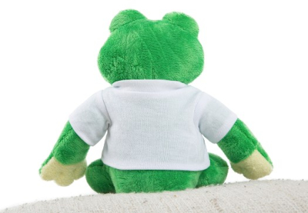 Kuscheltier Frosch bedrucken | Sublistar