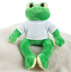 Kuscheltier Frosch bedrucken | Sublistar