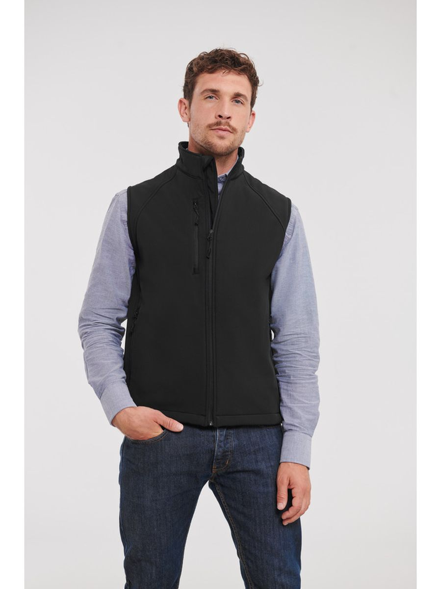 Russell Softshell Weste für Herren bedrucken | Russell